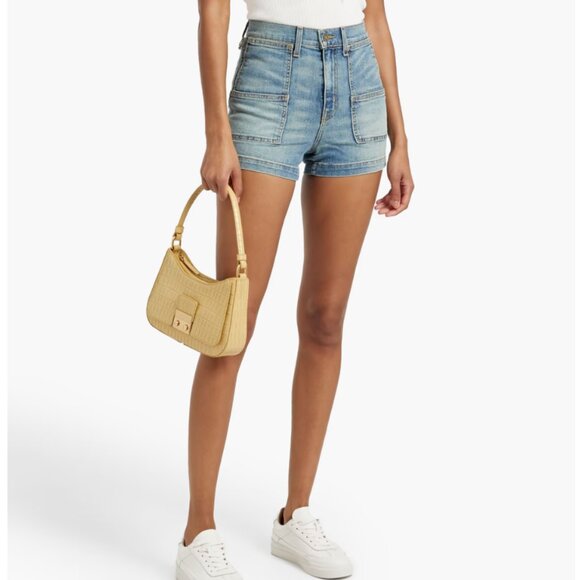 Nili Lotan Livie Denim Jean Shorts 26 - Picture 5 of 16